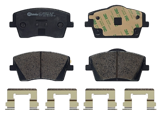 A.B.S. P 86 031 BREMBO Bremsbelagsatz, Scheibenbremse